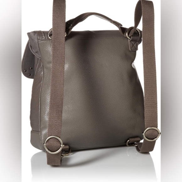 THE SAK Women's Ventura Leather Convertible Backpack Dark Gray AUTHENTIC - Picture 12 of 13